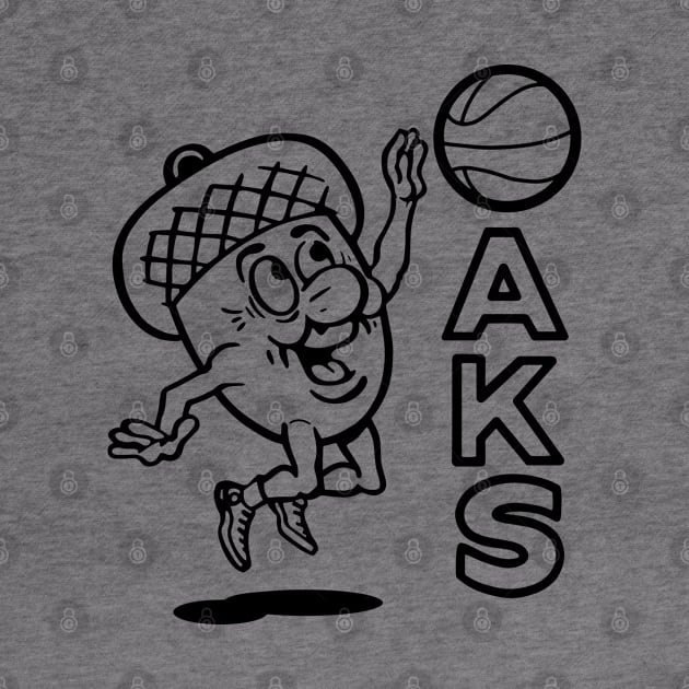 Defunct Oakland Oaks ABA Basketball by LocalZonly